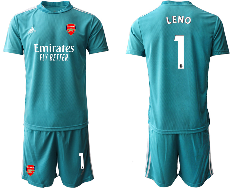 Men 2020-2021 club Arsenal blue goalkeeper #1 Soccer Jerseys1->arsenal jersey->Soccer Club Jersey